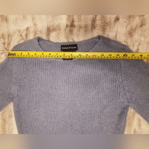 Tristan & Iseut Blue Sweater and Shrug Set Size S - Picture 7 of 8